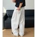 Men's Vintage High Street White Jeans – Relaxed Straight Fit With Contrast Pocket Embroidery (M-XXXL, 100% Cotton)_mkmklike.com