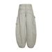 Men's Clothing European And American High Street Men's Jeans Men's Splicing Multi Pocket Workwear Scimitar Pants Loose New Wide Leg Trousers_mkmklike.com