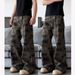 American High Street Hip-Hop Camouflage Cargo Pants Unisex Trendy Loose Casual Versatile Slimming Straight-Leg Jeans_mkmklike.com