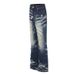 Retro Washed Distressed Ripped Flared Jeans Slim Fit Stretch Denim Trousers American Style For Men And Women New Summer_mkmklike.com