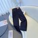 Petite Dark Blue Wide Leg Jeans For Women - High Waist Straight Leg Denim Pants With Stretch Comfort Fit_mkmklike.com