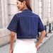 Women's Summer Casual Washed Denim Jacket Top European And American Popular New Cross Border Style for 2026_mkmklike.com
