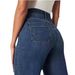 Women's Clothing Jeans Casual Pants With Shadow Blue Wash_mkmklike.com