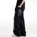 American Vibe Retro Ripped Jeans Men's Summer Old Loose Wide-leg Trendy Brand Straight High Street Black Pants_mkmklike.com