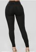 2023 European And American Women's Fashion Cross-border Jeans, High-waisted Stretchy Foreign Trade Skinny Pants, Black_mkmklike.com