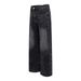 Men's American Style Retro Chic Rhinestone Patchwork Jeans Casual Comfortable Fit Denim_mkmklike.com