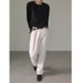 Nordmann White Jeans For Men Loose Straight Draped Casual Pants Spring Autumn American Style High-end Versatile Cool Floor-length_mkmklike.com