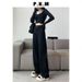 Spring And Summer Hot-selling White Straight-leg Jeans Women, Loose-fitting, Slimming, With A Drapey Effect, Suitable_mkmklike.com