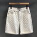 Men's Street Style Denim Shorts 2025 Slimming Straight Leg mid Length Retro Five Point Summer Jeans Softener Machine Washable_mkmklike.com