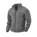 European And American Men's Polar Fleece Spring Autumn Winter Outdoor Zipper Stand Collar Jacket Top_mkmklike.com