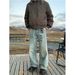 Vintage Washed Blue Ripped Jeans – Unisex American Retro Straight Fit Denim Pants (S-3XL, Cleanfit Style)_mkmklike.com