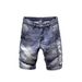 Men's Retro Washed Ripped Patch Denim Shorts Loose Straight Leg Casual Summer Pants American Style Five Point_mkmklike.com