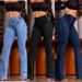 Women's Clothing High-Waisted Stretch Bootcut Jeans – Sexy & Flattering Fit (XS-4XL)_mkmklike.com