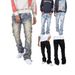 Men's Clothing Fashion New Lazy Autumn And Winter Snow Mountain Version High Ounce Gradient Lightning Jeans Ins Japanese Trend Ice Blue_mkmklike.com
