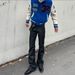 Slim Fit Bootcut Raw Denim Jeans Four-Line Embroidery Comfortable Stretch Premium Everyday Wear Men's Clothing_mkmklike.com