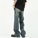 Nordmann European And American Style Vintage Washed Retro Jeans For Men, Ins Trendy Brand High Street Cool Loose Straight_mkmklike.com