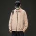 Spring And Autumn Men's Hong Kong Style Handsome High-End Workwear American Retro High Street Loose Trendy Turn-Down_mkmklike.com