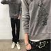 "Men's Distressed Skinny Jeans – Button Fly & Patchwork Details | Slim Fit Stretch Denim | Vintage Ripped Style"_mkmklike.com