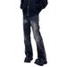 Vintage Washed Straight Leg Jeans For Men & Women – Distressed Cracked Denim With Relaxed Fit, High Street Fashion, Retro Style_mkmklike.com