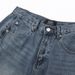 Men's Punk Distressed Denim Shorts – Oversized Washed Cotton Cut-Out Patchwork Cargo Shorts (XS-XL, Vintage Blue)_mkmklike.com