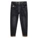 Men's Stretch Slim Fit Jeans Geometric Print Retro New Light Luxury Menswear_mkmklike.com