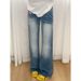 Retro Style High-Waisted Flared Straight Leg Jeans for Women plus Size Slimming Long Pants Autumn Style for Chubby Girls Pear Shaped Figures_mkmklike.com