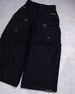 Street Jeans Men's Design Metal Ring Big Pocket Gothic Dark Casual Loose Wide Leg Pants_mkmklike.com