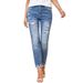 Best Selling Women's Tight Stretch Jeans Hip Lifting Standard Sizes Source Factory In Stock_mkmklike.com