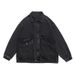 Shanggu Fashion Brand Blue Denim Coat For Men's Spring And Autumn Season New Loose Flip Collar Tops_mkmklike.com