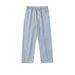 Men's Clothing Loose Straight Pants Ins Drop Feeling Boys Casual Wide Leg Nine Point Pants Trousers_mkmklike.com