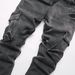 Men's High-Street Fashion Multi-Pocket Cargo Jeans Workwear Denim Pants for Casual Street Style_mkmklike.com