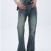 Streetwear Relaxed Fit Jeans – Mid-Rise Distressed Denim Pants With Flared Hem (S-3XL, Vintage Washed, Unisex Baggy Trousers For Urban Styling)_mkmklike.com