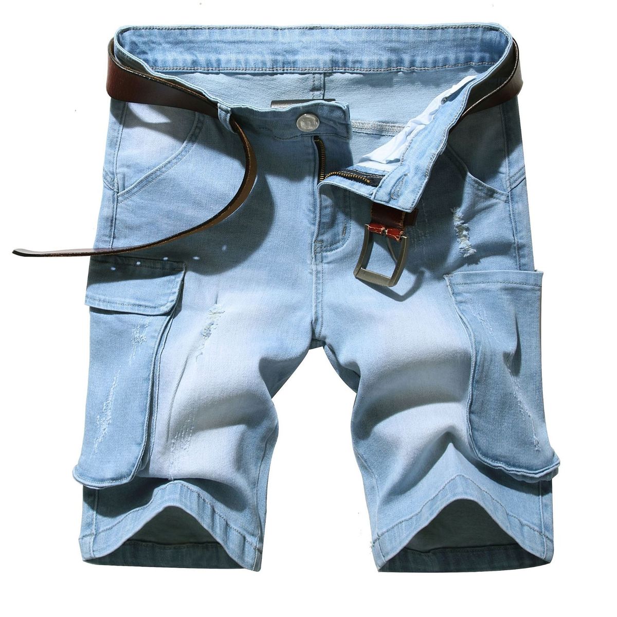 Men's Clothing Men's Short Casual Jeans Trendy Personality Popular Jeans_mkmklike.com