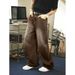 Retro Baggy Men's Jeans With Rhinestone Details, Oversized Loose Fit Denim Pants For Streetwear & Hip-Hop Style, Comfortable Cotton Blend Trousers_mkmklike.com