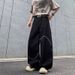 Men's Clothing Men's Embroidered Jeans Trendy Loose Straight Leg Wide Leg Design Casual Pants American Style_mkmklike.com