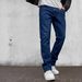 Ozon Stretch Straight Leg Jeans For Men Casual Denim Spring Autumn_mkmklike.com