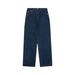Men’s Korean-Style Dark Blue Jeans – Loose Fit Straight Leg Wide Pants (S-XL)Men's Clothing _mkmklike.com