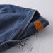 Vintage Washed Denim Jacket Men's Casual Oversized Open Front Coat With Patch Pockets_mkmklike.com