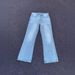 Men's Clothing New Ice Blue Cream Color Flared Trousers High Street Loose Wide Leg Washed Vintage Jeans Men_mkmklike.com