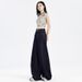 Women's Clothing High Waist Flare Jeans - Classic Blue Wide Leg Denim Pants With Stretch (XS-XL, 3 Lengths)_mkmklike.com