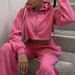 Popular Wo's Fashion Casual Suits On In Europe And America: Long-sleeve Versatile Sweatshirt Sports Set For_mkmklike.com