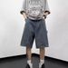 Men's Clothing Jeans Summer Thin Retro High Street Fashion Shorts Loose Straight Casual Washed Pants_mkmklike.com