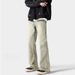 Jeans Men And Women, Spring Trendy High Street Cleanfit, Black Casual Long Pants For Tall Individuals, Straight-leg_mkmklike.com