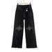 Women's High-Waisted Rhinestone Embellished Denim Jeans Heavy Duty Loose Fit Slimming Wide Leg Trousers European Style Trendy 2026 Spring Autumn_mkmklike.com