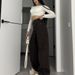 High Waisted Straight Leg Loose Wide Leg Rhinestone Jeans For Women Relaxed Everyday Wear Versatile Comfortable Feshion Trend_mkmklike.com