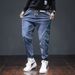 Jeans Brand Harlan Loose Straight Tube Trendy Work Clothes Versatile Leg Tight Men's Large Pants Men_mkmklike.com