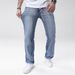 Spring And Summer Trend, Daily Versatile Men's Jeans, Elastic, Simple, Slimming, Retro, Heavy Water Washed, Small Feet, Slim Fit, Long Pants For Men_mkmklike.com
