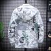 Cross-Border Hooded Men's 3D Digital Windbreaker Personalized Printing Jacket Waterproof Coat Factory Direct Sales_mkmklike.com