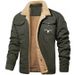 2024 Cross-Border Autumn Winter New Youth Fleece Workwear Casual Printed Jacket Men's Coat_mkmklike.com