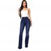 Women's Classic High-Waisted Slim Fit Denim Trousers Bulk Discounts Available_mkmklike.com